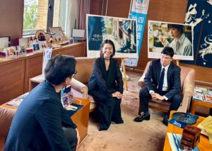 徳島県知事を表敬訪問